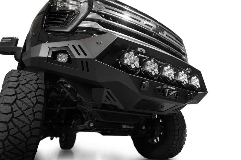 Chevrolet Silverado 3500 Front Bumper - Addictive Desert Designs - Bomber HD - Hammer Black - `24-`27